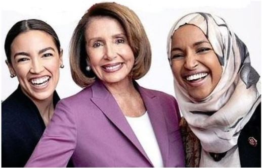 pelosi aoc ilhan omar