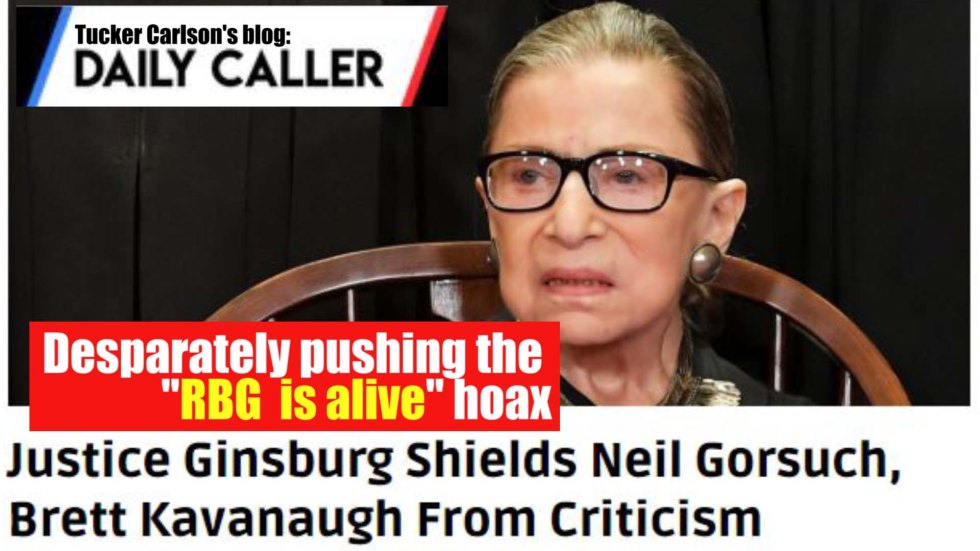 Ruth alive hoax daily caller tucker carlson x