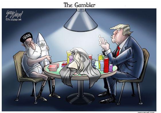 trump iran gambler