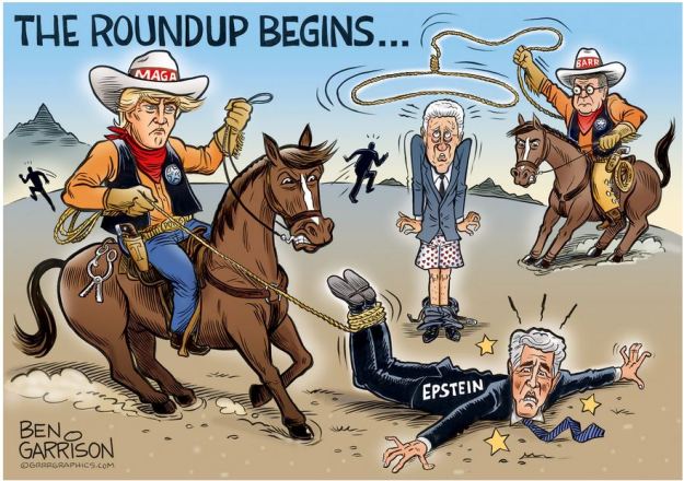 trump maga round up criminals epstein
