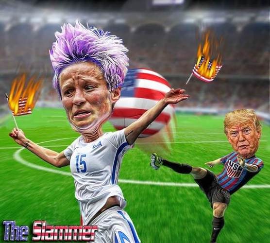 trump soccer player