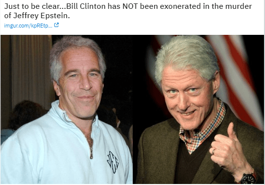 clinton epstein exonerated