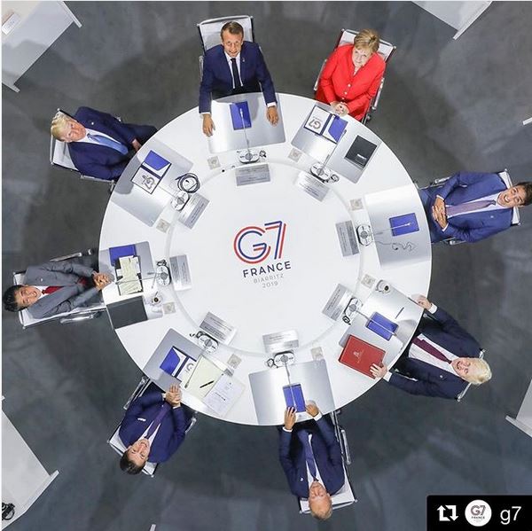 DONALD TRUMP G7 ROUNTABLE