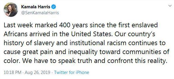 kamala harris slave tweet.JPG