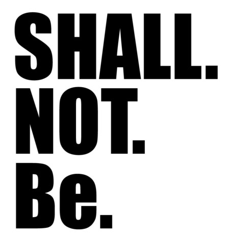 shall not be