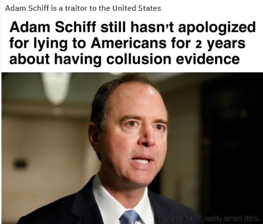 adam schiff traitor