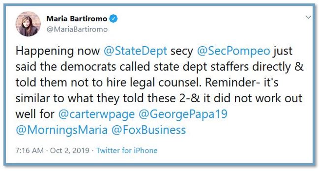 bartiromo tweet