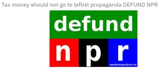 defund npr