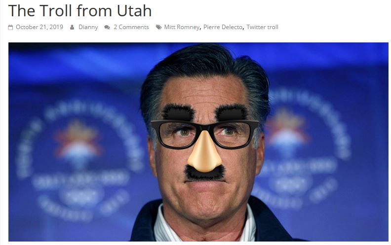 mitt romney with mask