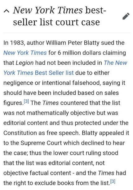 nyt best seller list