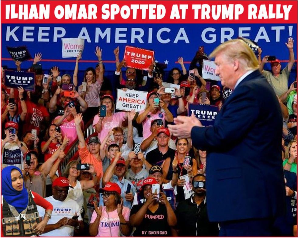 omar ilhan trump rally giorgio
