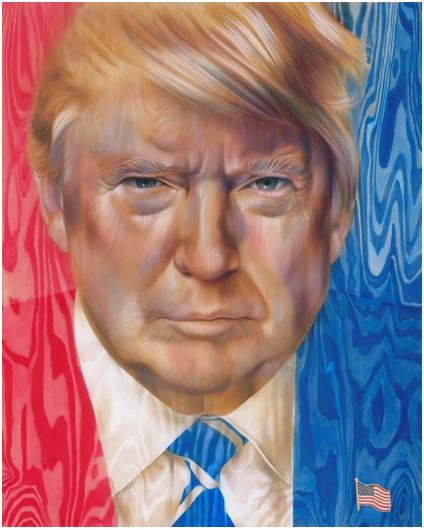 trump on wood painting.JPG