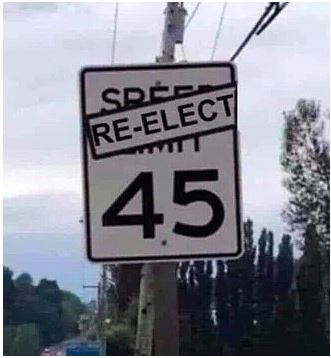 re-elect 45 trump