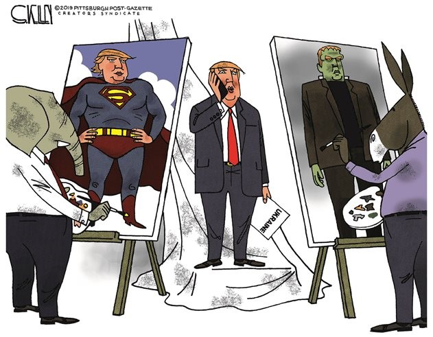trump superman frankenstein