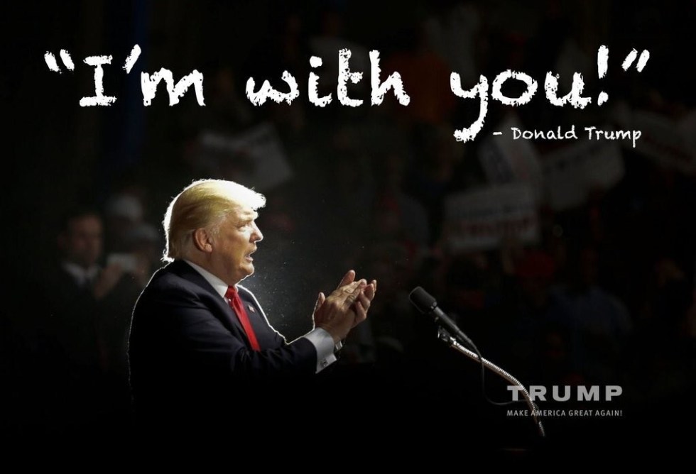 trump stage