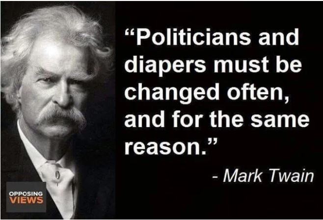 twain politicians diapers