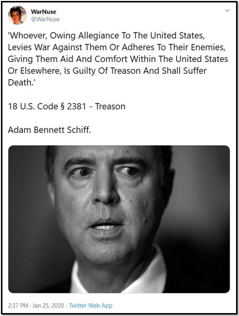 adam schiff treason