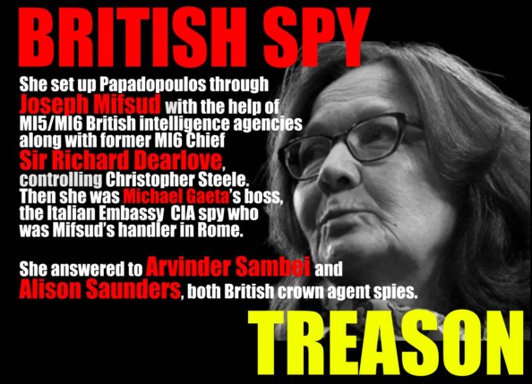 gina haspel treason spy
