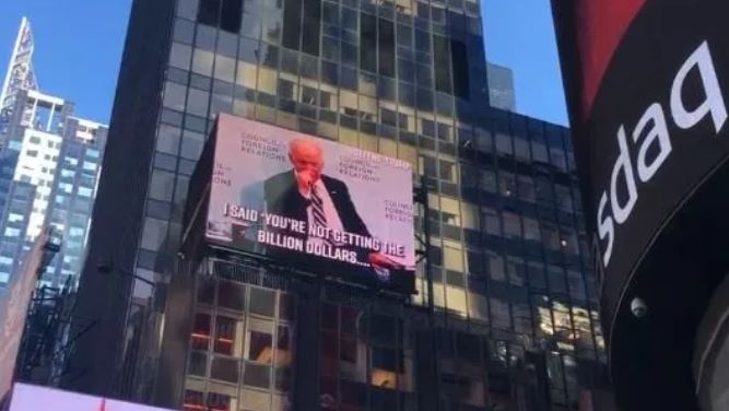 joe biden billboard