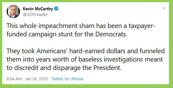 kevin mccarthy tweet