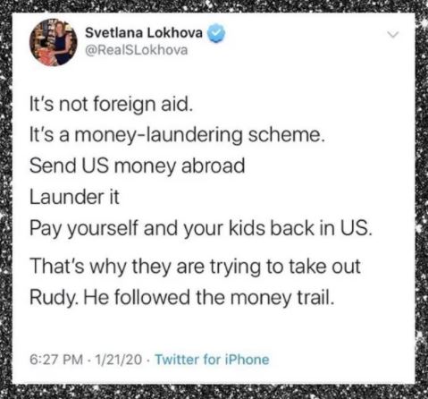 money laundering