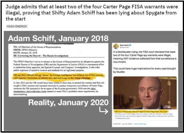 schiff lies