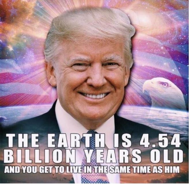 trump earth age