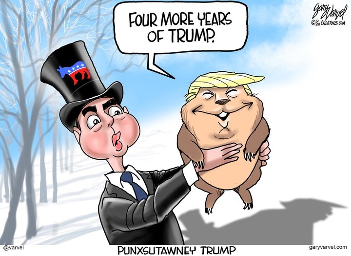 trump ground hog