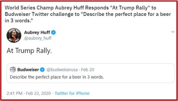 beer trump rally