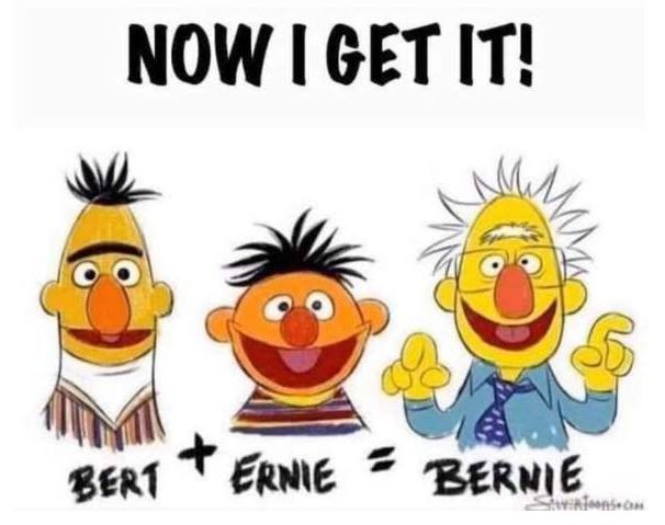 bernie sanders bert ernie