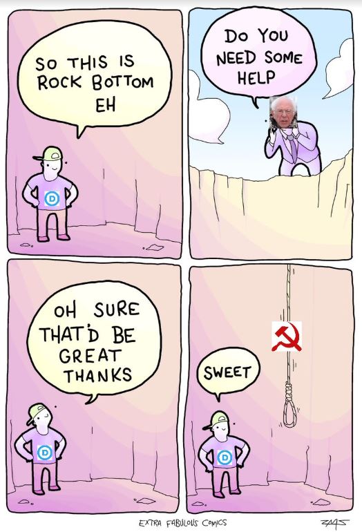bernie sanders communism hole