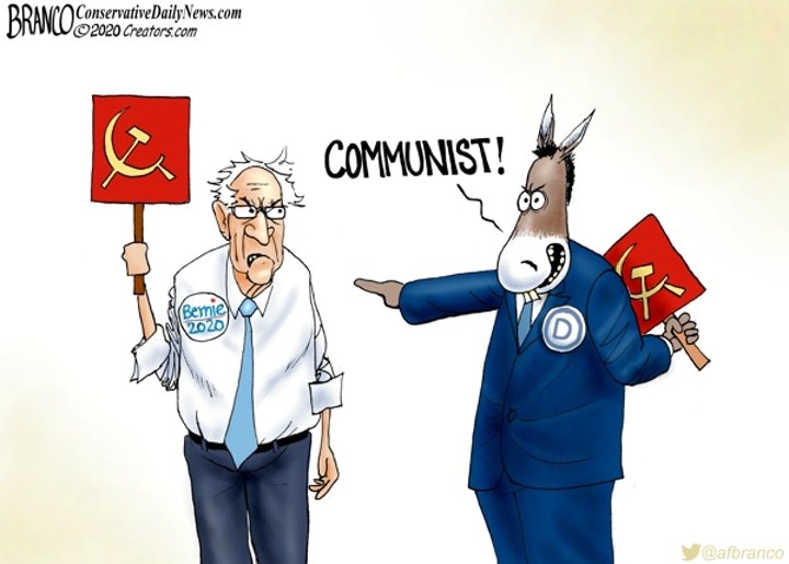 bernie sanders communist democrat