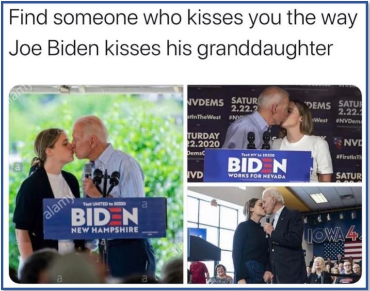 biden kisses