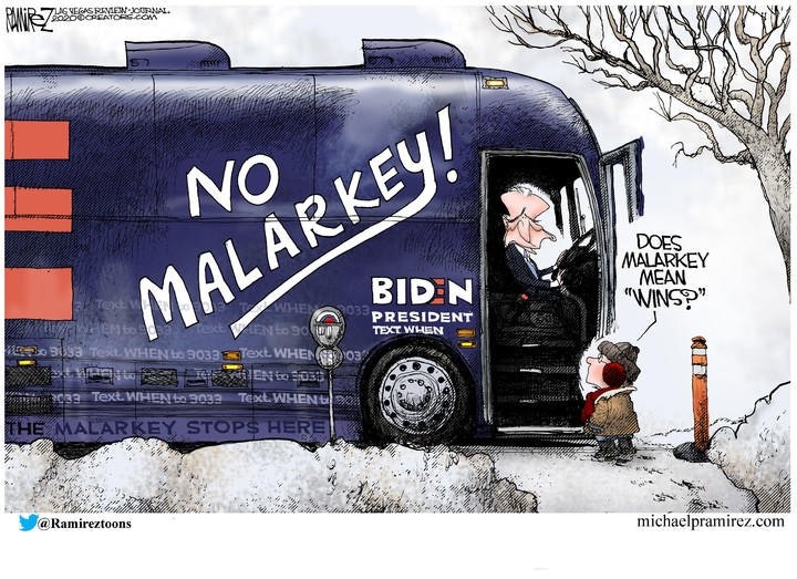 biden malarkey bus