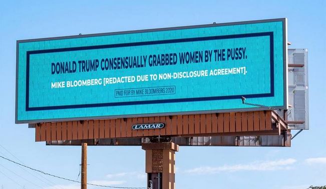 bloomberg ad trump billboard