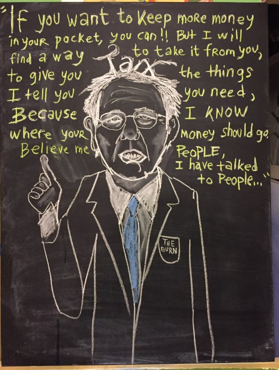 chalk bernie 2