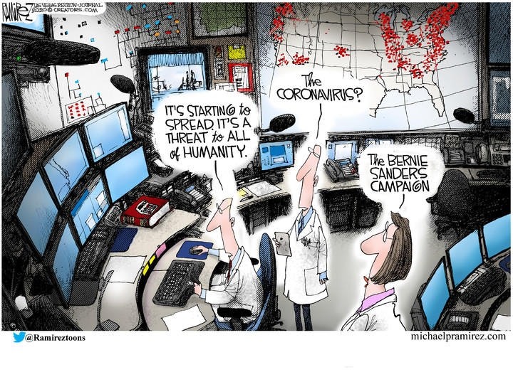 corona virus bernie sanders
