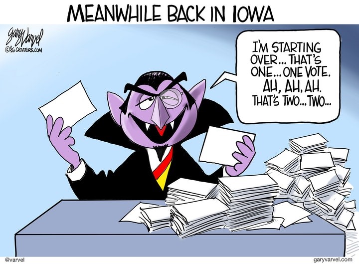 count iowa ballott