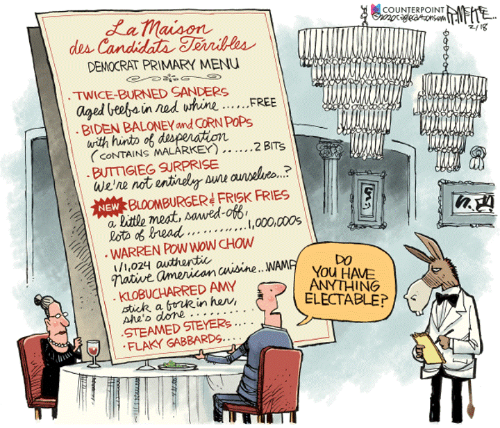 democrat menu