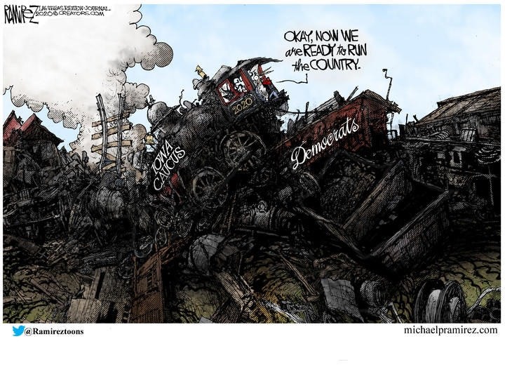 democrats iowa train wreck