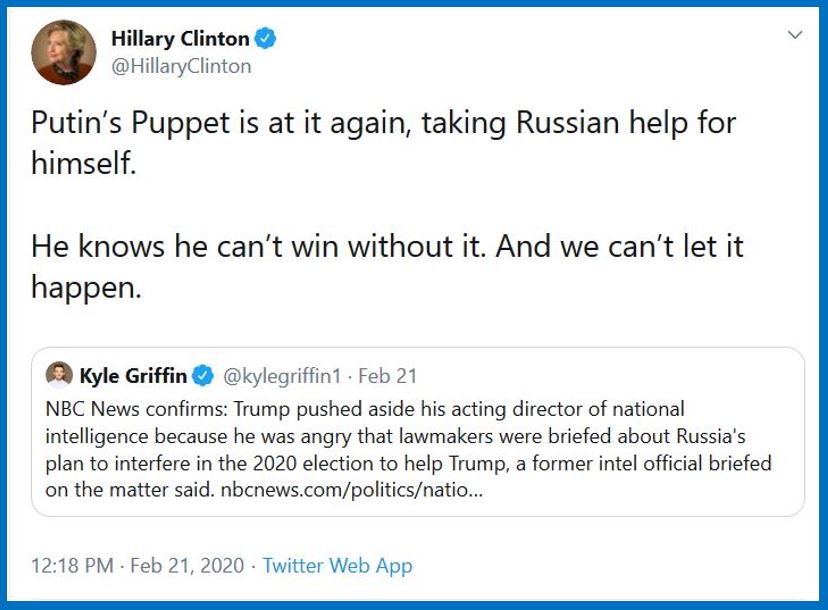 hilary clinton putin sanders russia