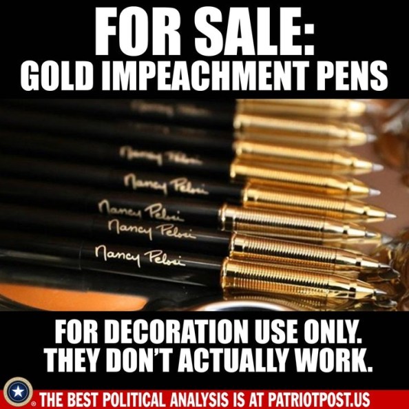 impeach gold pens