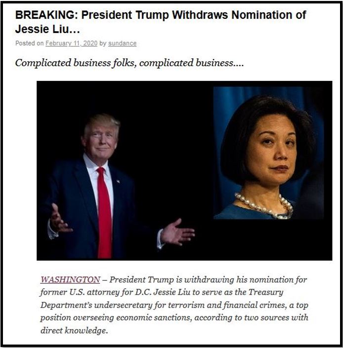 jessie liu withdrawal