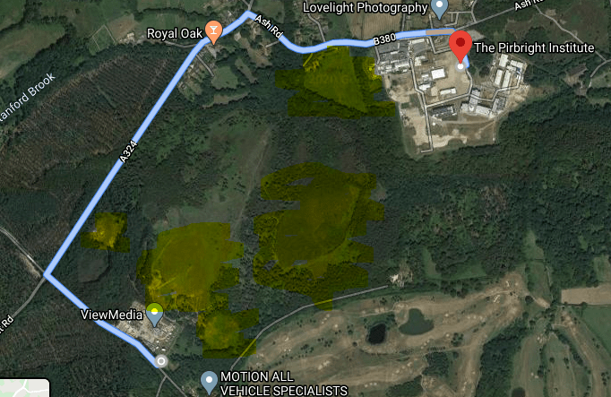 pirbright map viewmedia