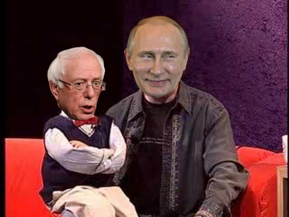 putin bernie sanders puppet