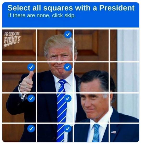 romney trump squares