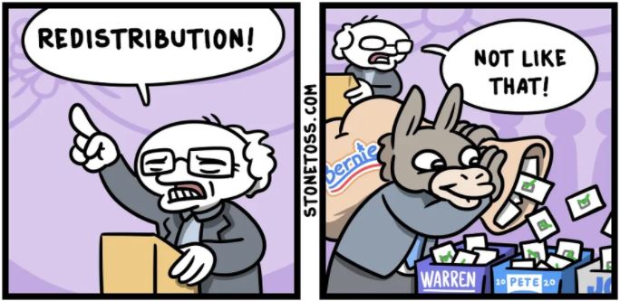 sanders redistribution