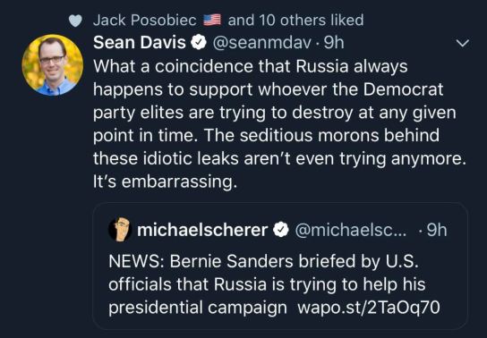 sanders russia democrats