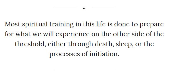 spiritual training