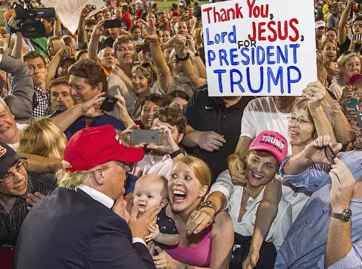 thank jesus trump